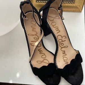 suede black sam edelman heels